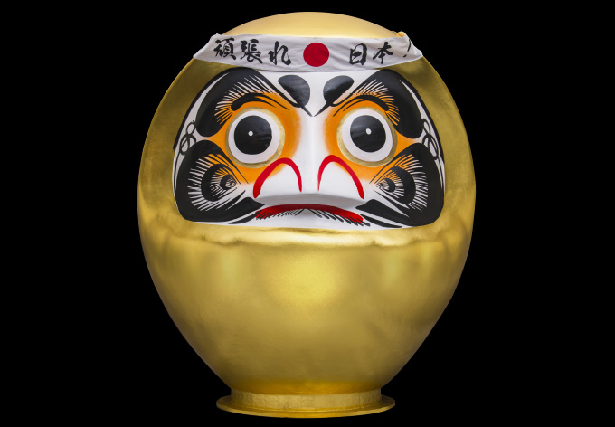 「金箔だるま」